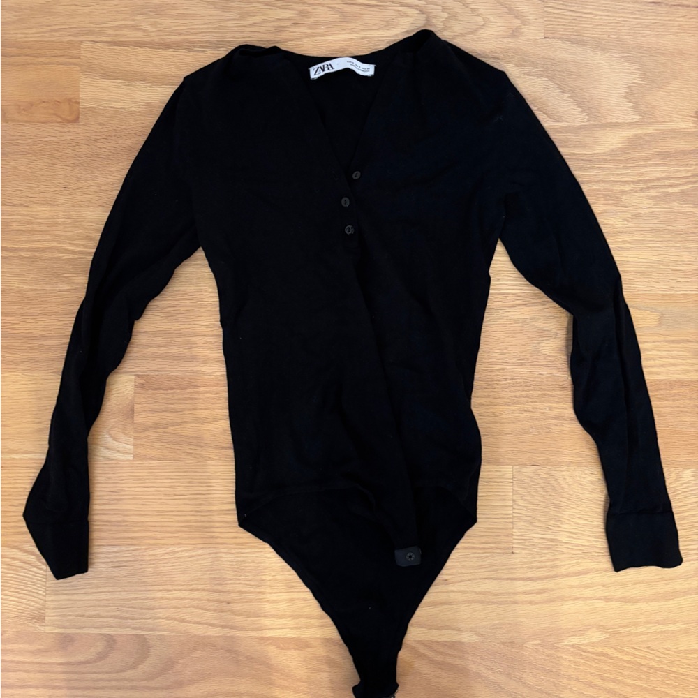 Zara long sleeve bodysuit
